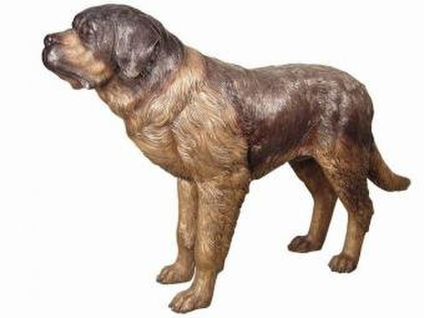 Saint Bernard Dog Bronze Sculpture